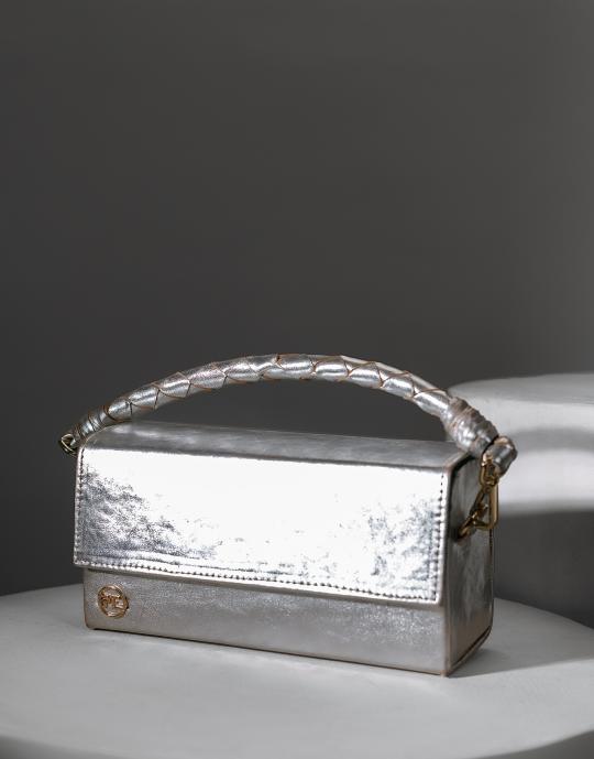 Lunar Silver Désiré Box Bag